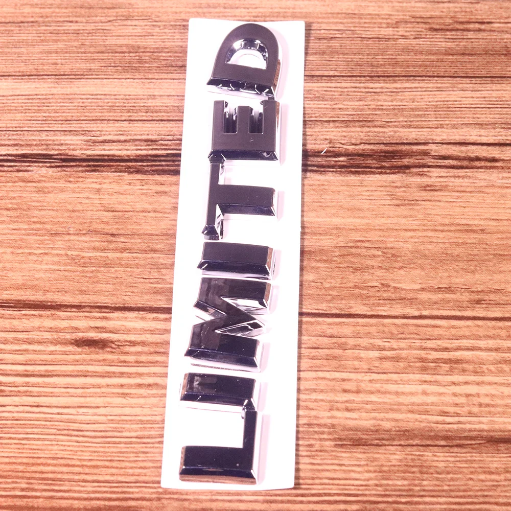 JEAZEA автомобиль 3D Серебряный Хром ABS значок наклейка роскошный ограниченный