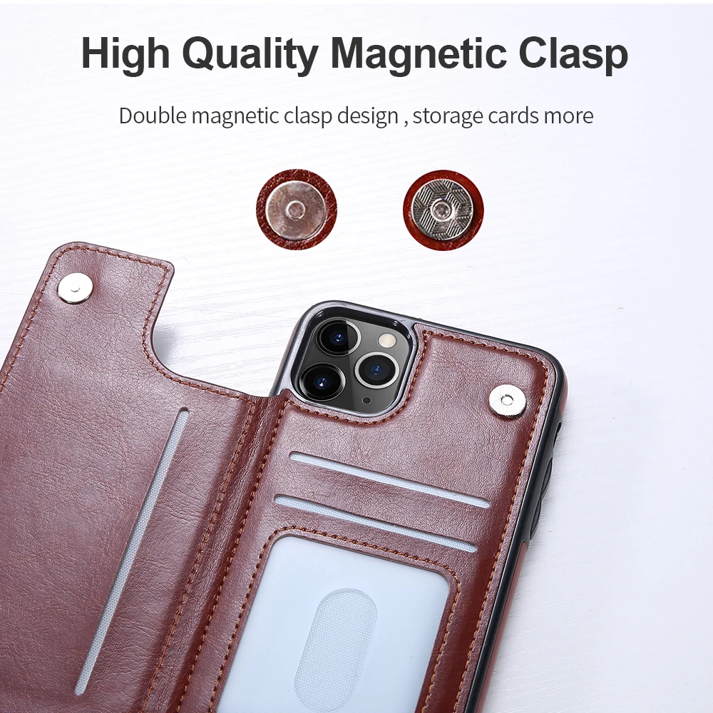 Кожаный чехол кошелек KISSCASE для iPhone 11 12 pro max 7 8 xr xs 7plus держатель карт iphone 11pro 8plus 6 6s