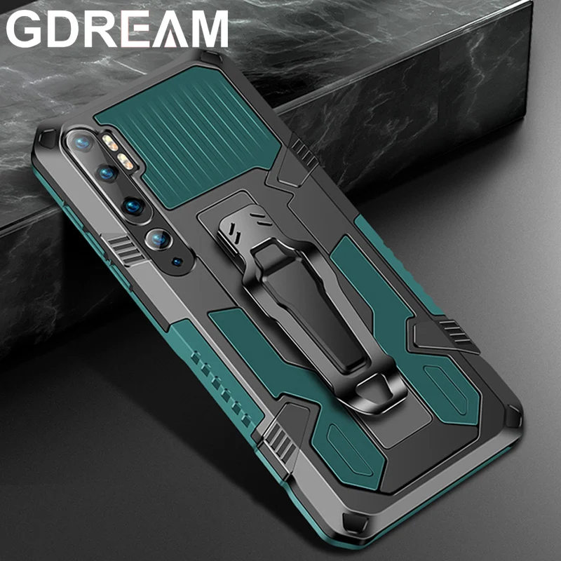 

Shockproof Back Clip Protective Case For Xiaomi 10T CC9Pro 10TLite 10TPro Car Holder Phone Case For Xiaomi Note 10 11T 11 10Lite