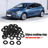 50pcs sealing rings car engine oil drain plug gasket kit for chevrolet opel gm auto replacement parts