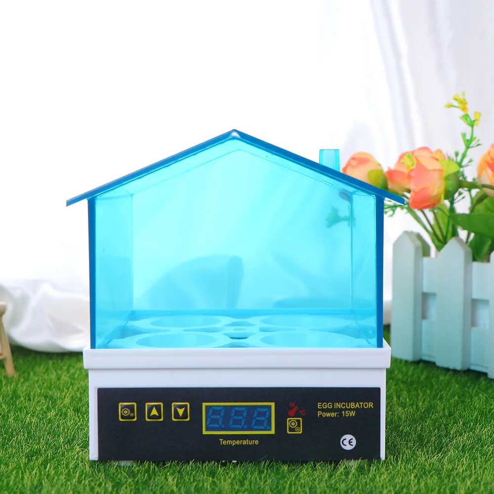 

4 Slots Small Size Bird Incubator Home Use 15W Automatic Temperature Control Household Incubator With UK Plug