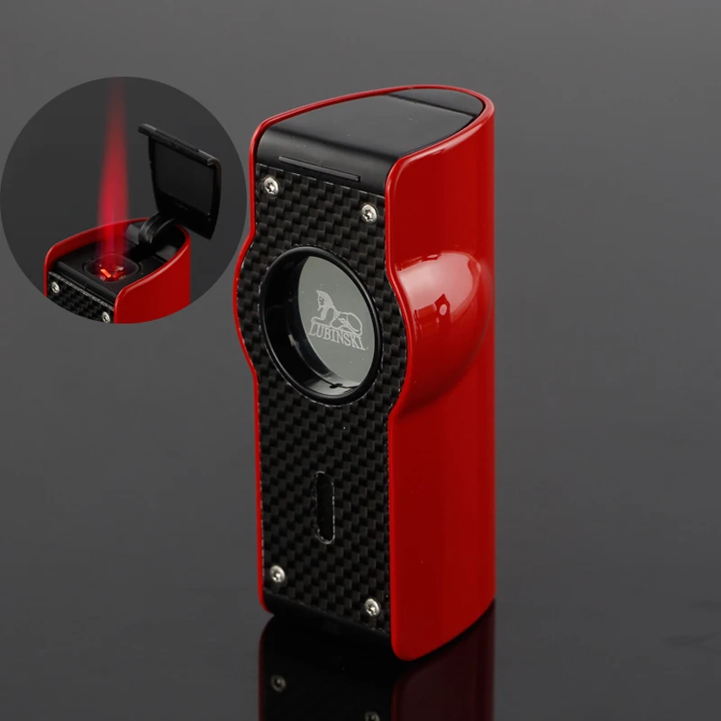 LUBINSKI газовая Зажигалка Ветрозащитная сигарета зажигалка металлические