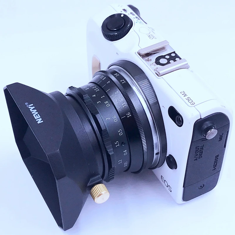 

NEWYI Square Shape Lens Hood for Fuji Nikon Mini Single Camera