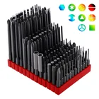 12 комплектов 50 мм75 мм100 мм S2 отвертка с шестигранным хвостовиком 14 ''Набор отверток с магнитным электрическим винтом для ручных инструментов