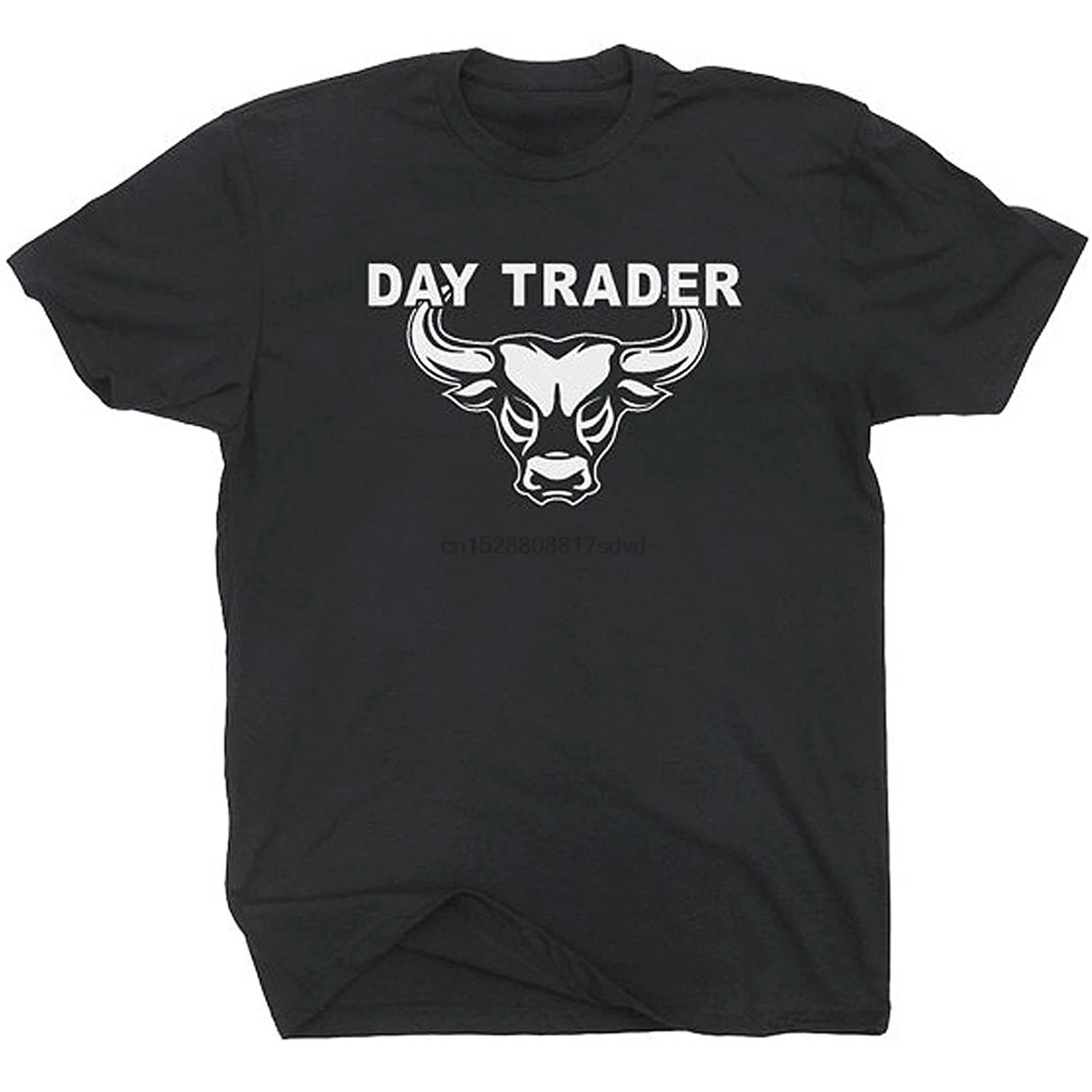 Футболка для взрослых L Day Trader футболка Wall Street Mad Stock Market Trading Cramer Money Tee Bull Bear Jim
