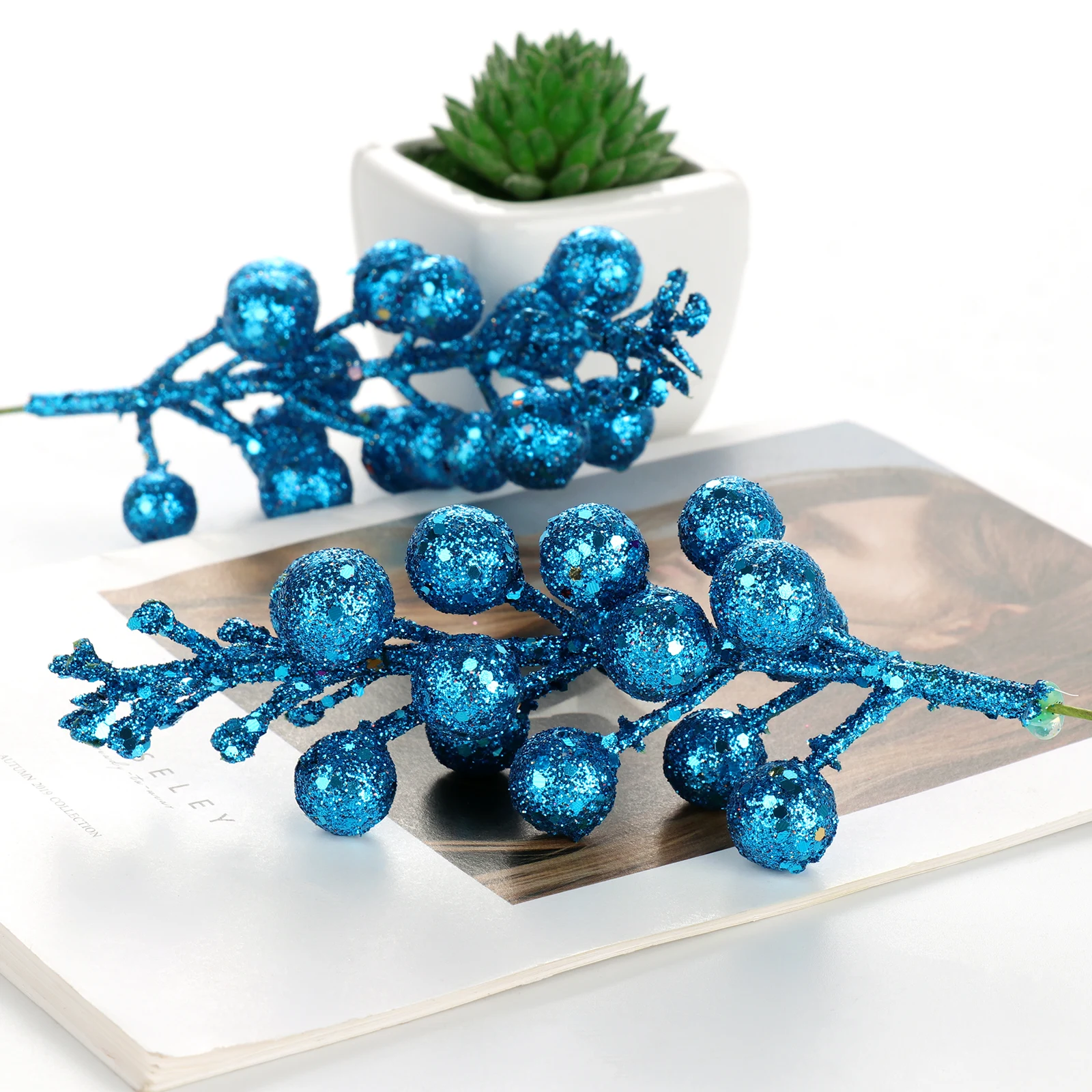 3 шт Искусственные с блестками Berry подвесные шары фрукт из пенопласта шар Diy