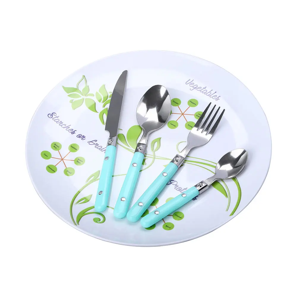 Набор столовых приборов 16 шт. модный Домашний набор Стик столовые приборы посуда