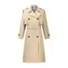 

New Autumn And Winter England Double-breasted Casual Lace-up Over-the-knee Long Trench Coat WomenFashion Wear
