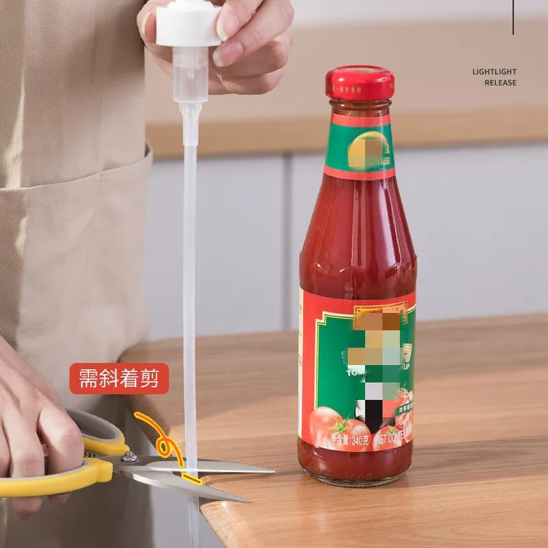 Householde easoning bottle автоматический диспенсер пластиковое сопло Oyster Sauce Pump Push-type