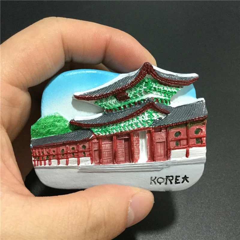 Коллекция туристических памятных 3d рельефов в Корейском стиле|Магниты на