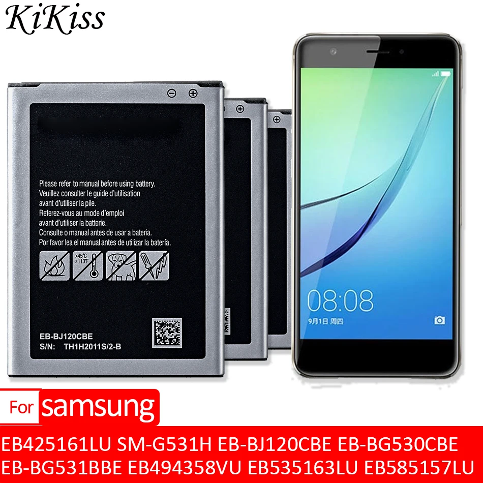 Аккумулятор для Samsung EB425161LU G530H SM G531H EB BJ120CBE BG530CBE BG530CBU BG531BBE EB494358VU EB535163LU EB585157LU|Аккумуляторы мобильных телефонов|
