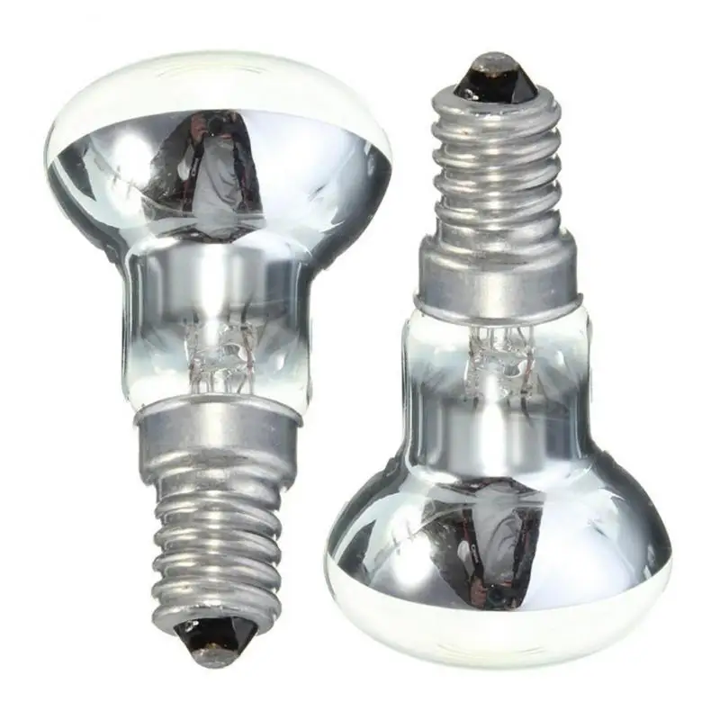 

1PCS 30W Incandescent Bulb Reflector Light R39 E14 Tungsten Filament Spotlight Bulb Lava Lamp Replacement Light Tranparent Screw
