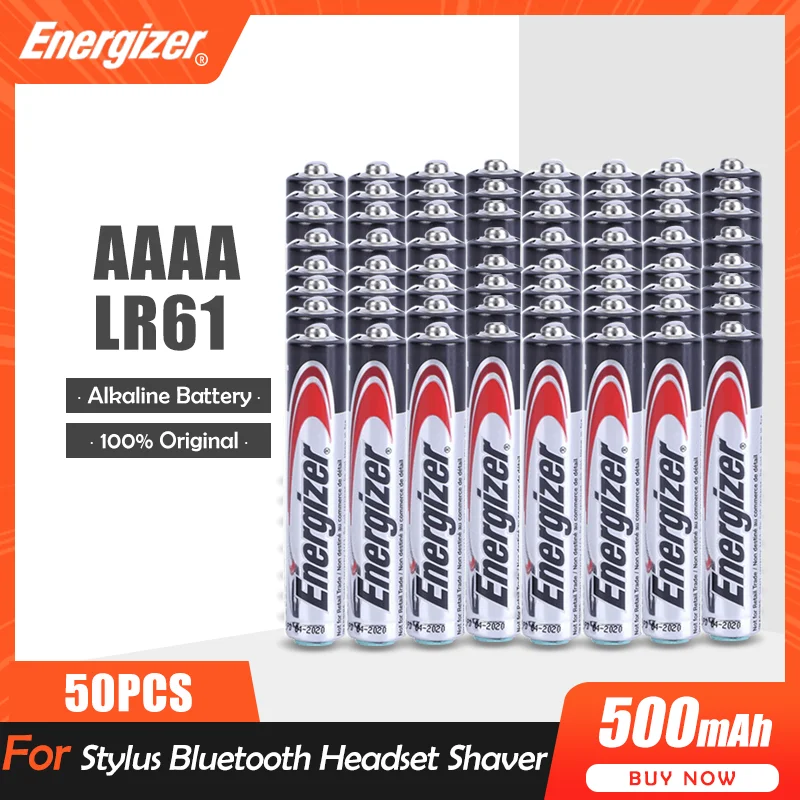 50 шт. щелочные элементы питания AAAA 1 5 в E96 LR61 для лазерного пера стилус Bluetooth