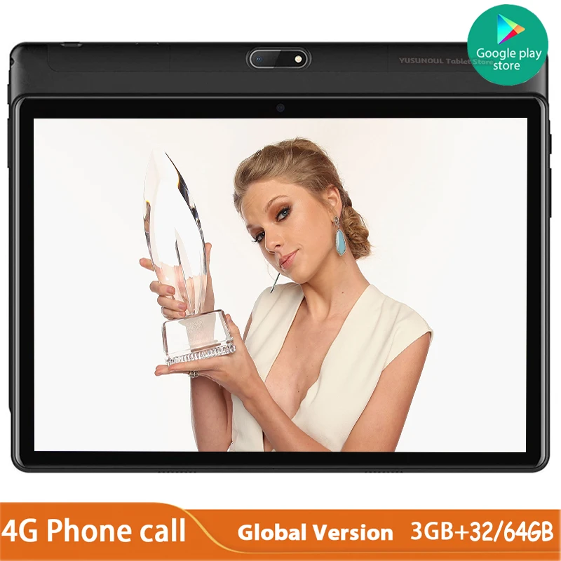 10 дюймовый планшет с двумя SIM картами Android 9 0 Pie 8 Мп 1920*1200 IPS HD 3G 4G LTE B RAM 32/64 Гб