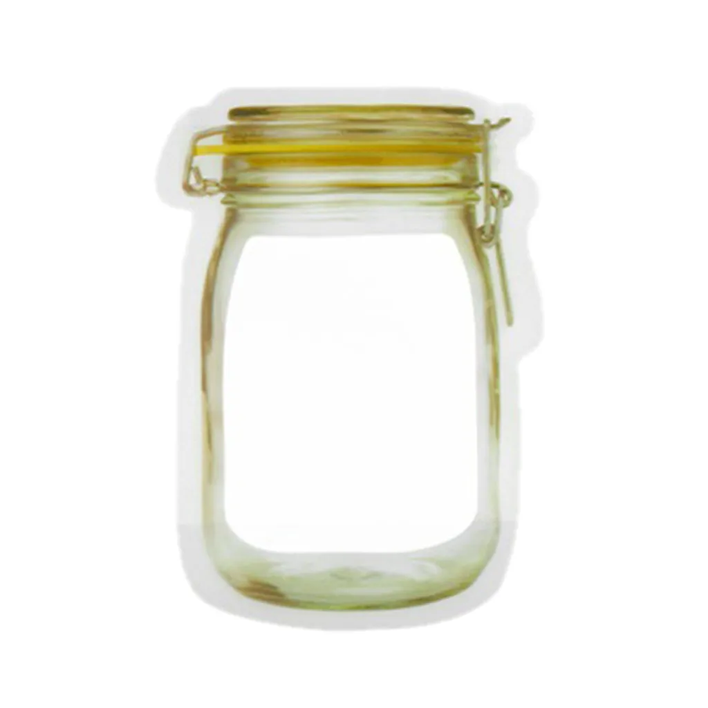 4 штуки Mason Jar сумки на молнии многоразовый пакет для закусок герметичный сэндвич для печенья снэк консервант