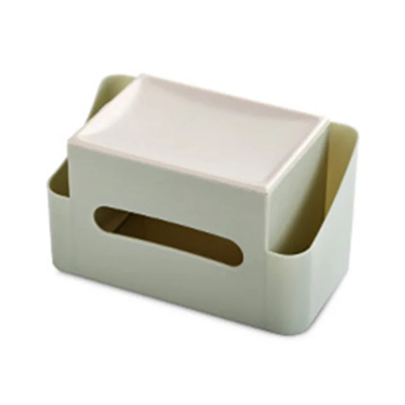 

Popular 2020 Home Desktop Tissue Box Multi-function Living Room Lid Paper Holder Box for Remote Control Storage Box Home Storage