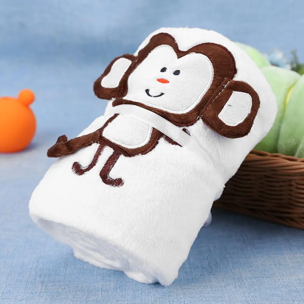 

Baby Cartoon Animal Hooded Bath Towel Ultra Soft Super Absorbent Thick Bathrobe Cloth Robe Unisex Boys Girls