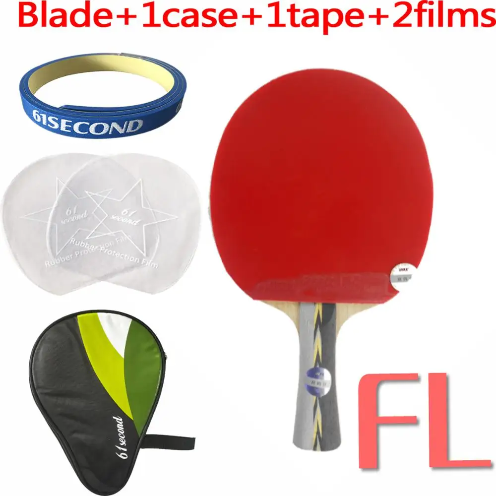 FL with H 1 case Pro Настольный теннис PingPong Combo весло ракетки DHS POWER. G7 PG7 PG.7 PG 7 с NEO Hurricane3 и G555 FL - Цвет: FL with H 1 case