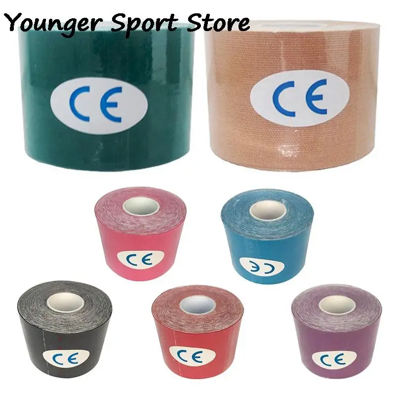 

Athletic Kinesiology Tape Sport Recovery Bandage Waterproof Running Knee Fitness Tennis Football Muscle Pain Relief Sticker