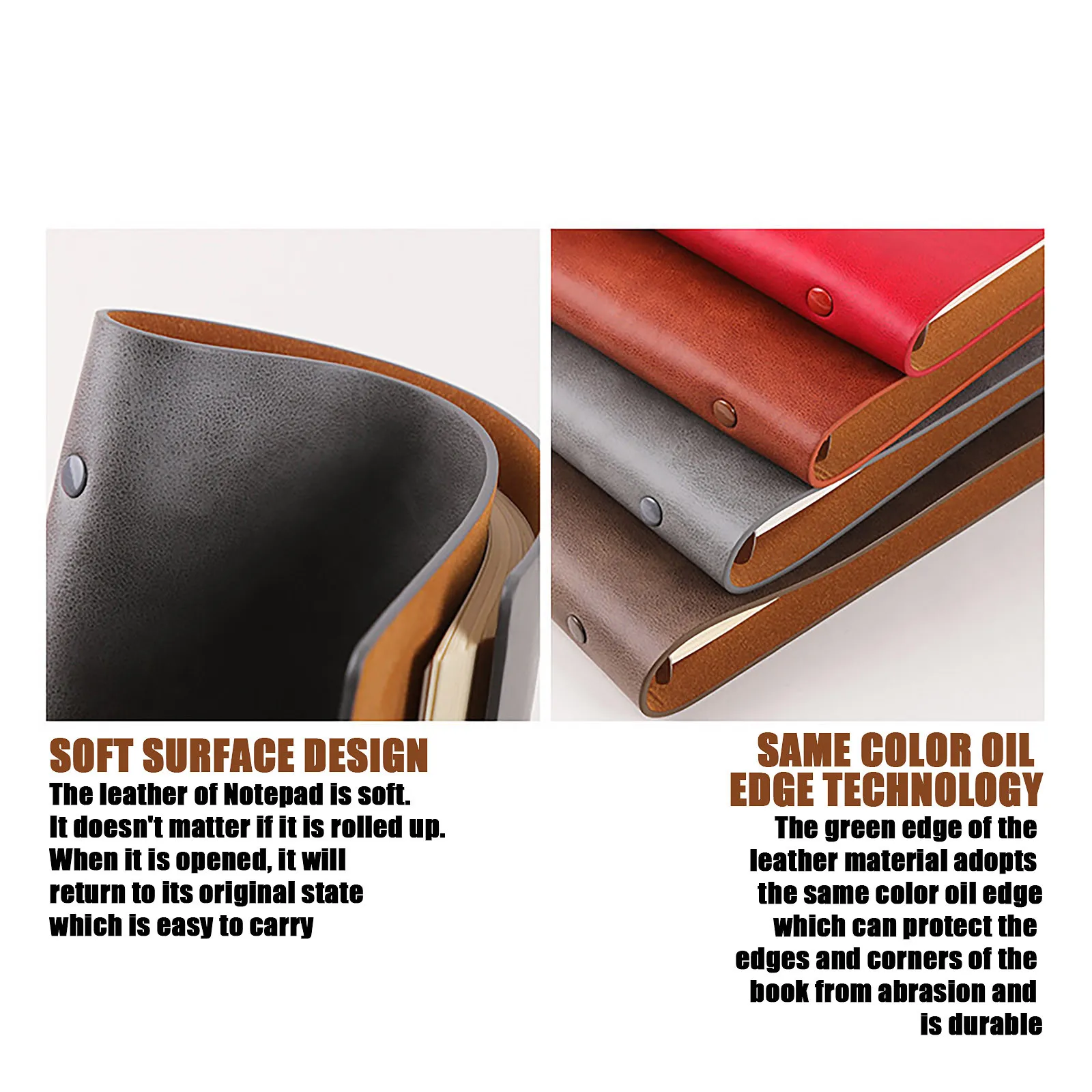 

Pu Leather-proof A5 A6 Notebook Diary Schedule Schedule Diary Journal Binder Cute School Supplies Macaron Notebook Notebook