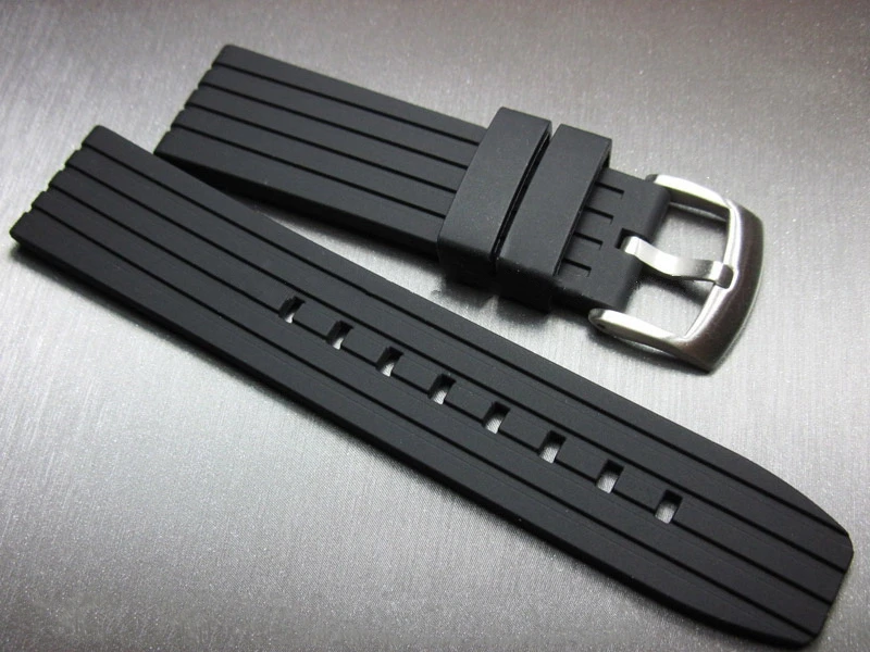 Ремешок силиконовый для наручных часов Модный мягкий спортивный браслет с