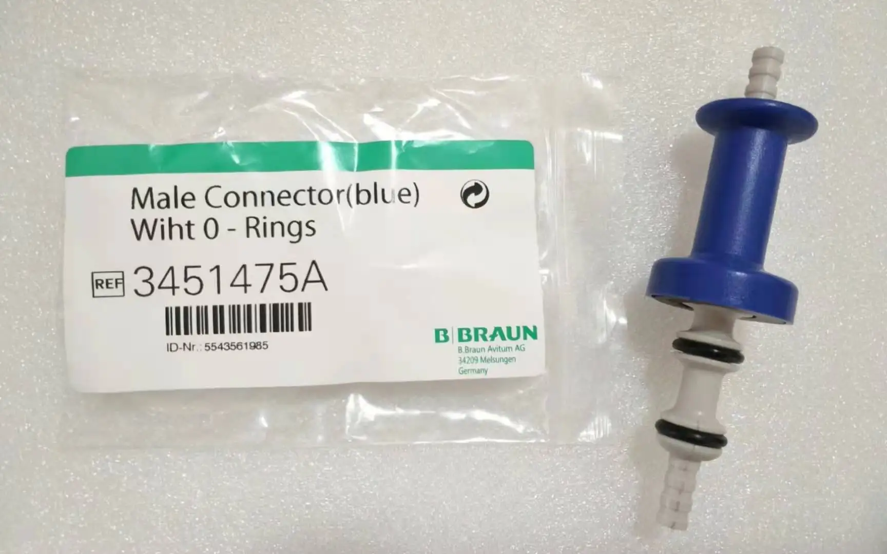 

PN: Штекерный разъем (синий) с уплотнительными кольцами для б-Рон д-иалогов строений (новый, оригинальный)