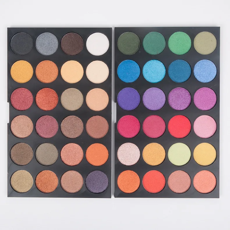 48 цветов Тени для век Палитра Алмазный хайлайтер матовые тени дымчатый пигмнет