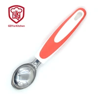 2pcs stainless steel ice cream spoon ice cream spoon ball digger kitchen supplies