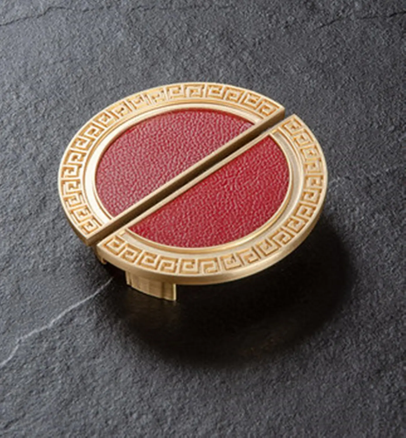 Китайская классическая полукруглая ручка Золотой светильник роскошный ящик