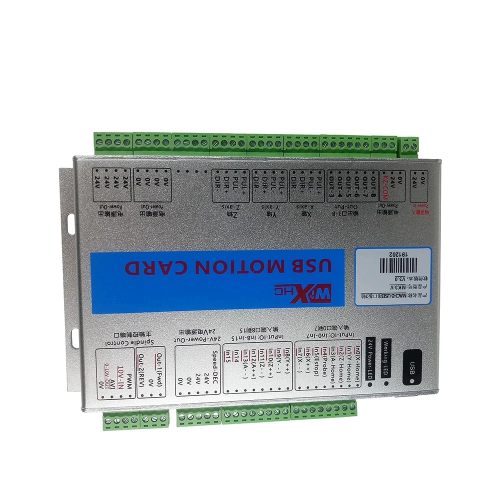 ЧПУ комплект Mach3 контроллер XHC MKX-V 3 4 6 осей USB карта управления движением WHB04B