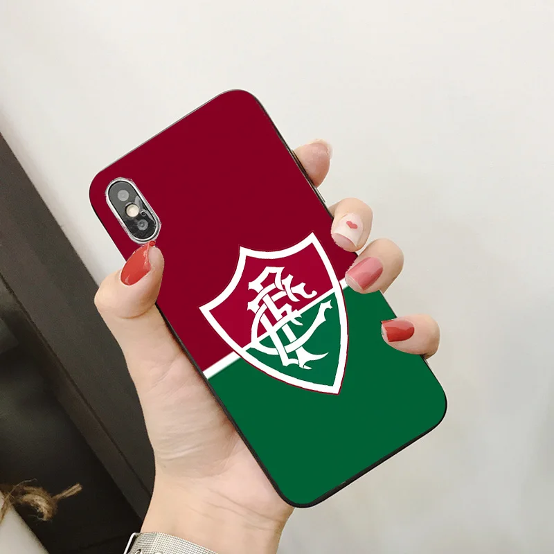FC Fluminense чехол для iPhone XR 11 Pro XS Max X 5 5S силиконовый матовый iphone 7 8 6 S Plus