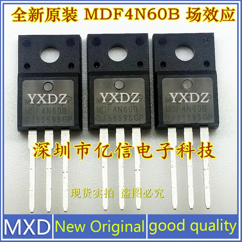 

5Pcs/Lot New Original MDF4N60B MDF4N60 4A600V Import Field Effect Mos Tube TO220F Good Quality