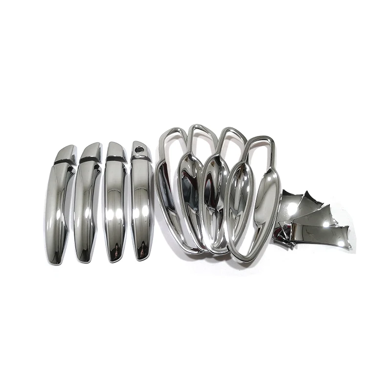 

For Peugeot 3008 GT 5008 2017 2018-2021 LHD ABS Chrome Car door protector Handle Decoration Cover Trim Sticker Accessories 8 pcs