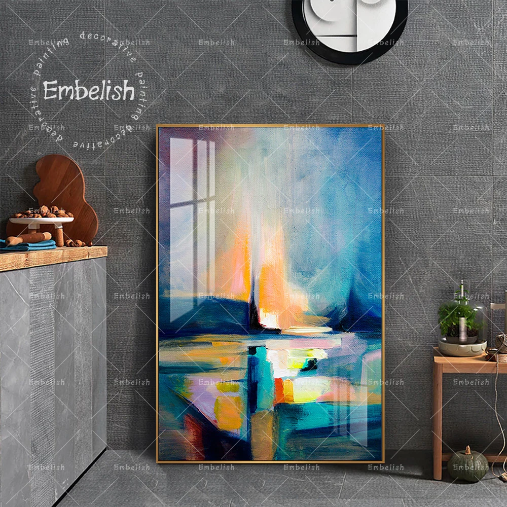 

Modern Nordic Style Abstract Wall Art Pictures Fashion Artworks For Living Room Modern Home Decor Posters HD Canvas Paintings
