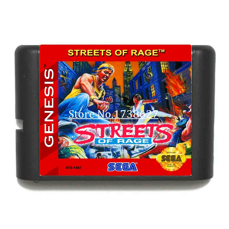 Игровой картридж улиц ярости 16 бит для игровых консолей Sega MegaDrive &amp Genesis |