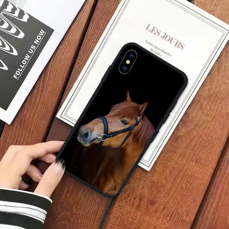 

Running Horse Face fashion capa luxury high quality Phone Case for iPhone 11 12 mini pro XS MAX 8 7 6 6S Plus X 5S SE 2020 XR