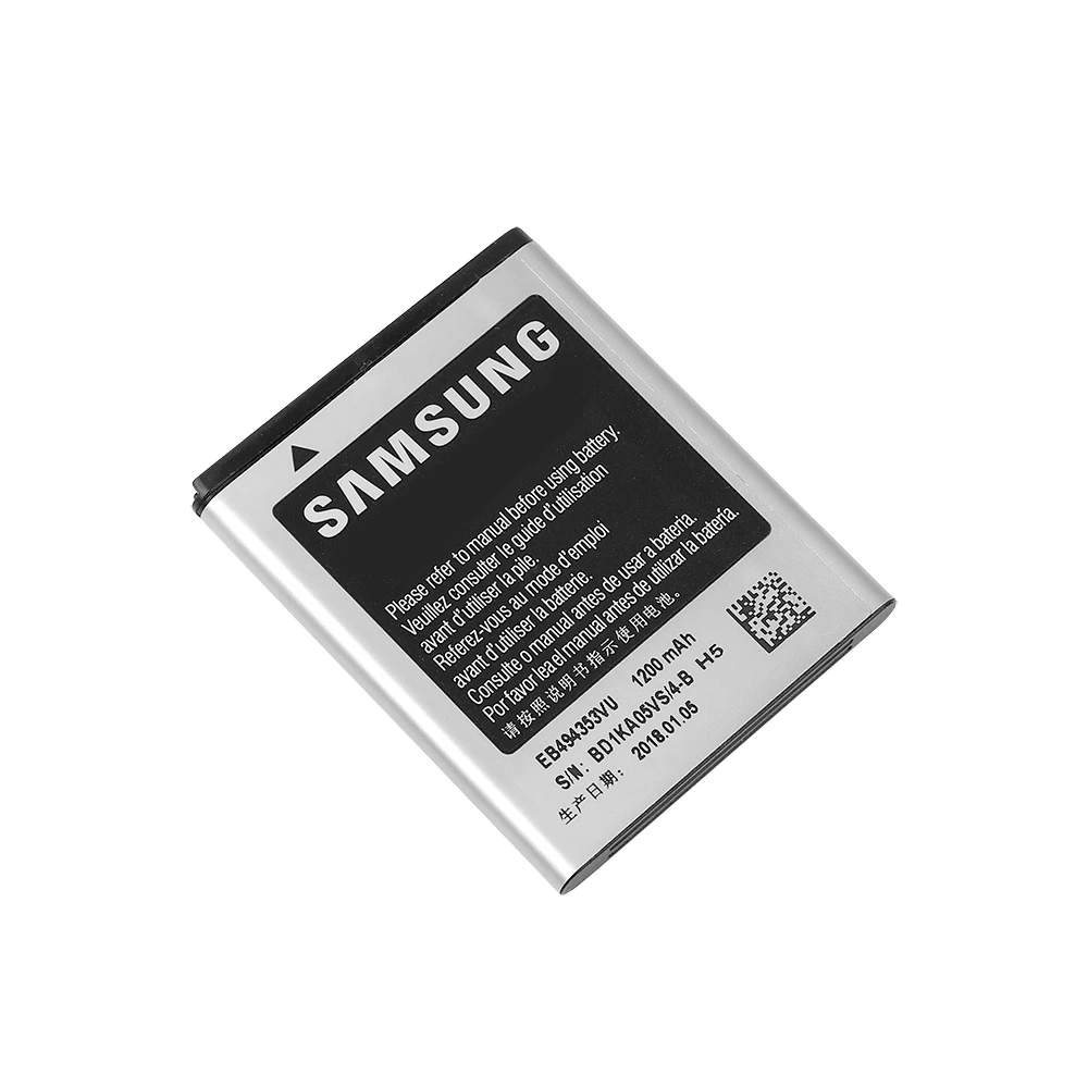 100% Оригинальный аккумулятор EB494353VU для Samsung Galaxy Mini GT S5570 S5250 S5330 S5750 S7230 S5232 C6712 T499 I5510