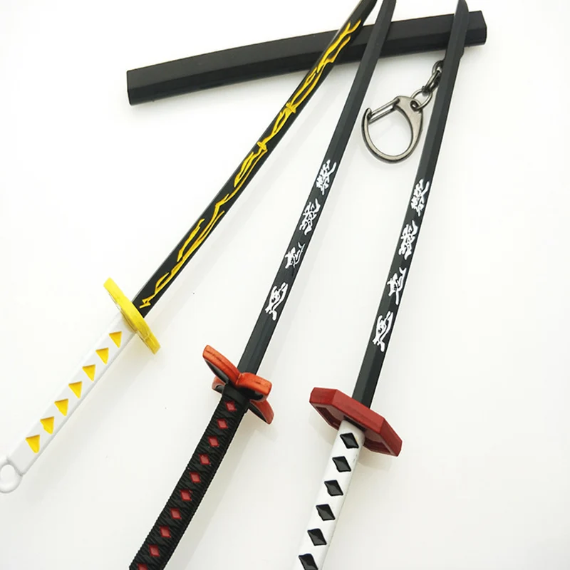 17cm Roronoa Zoro Sword Keychains for Women Men Buckle Toolholder Scabbard Katana Sabre Car Keyrings Gift Key Chains Jewelry | Украшения и