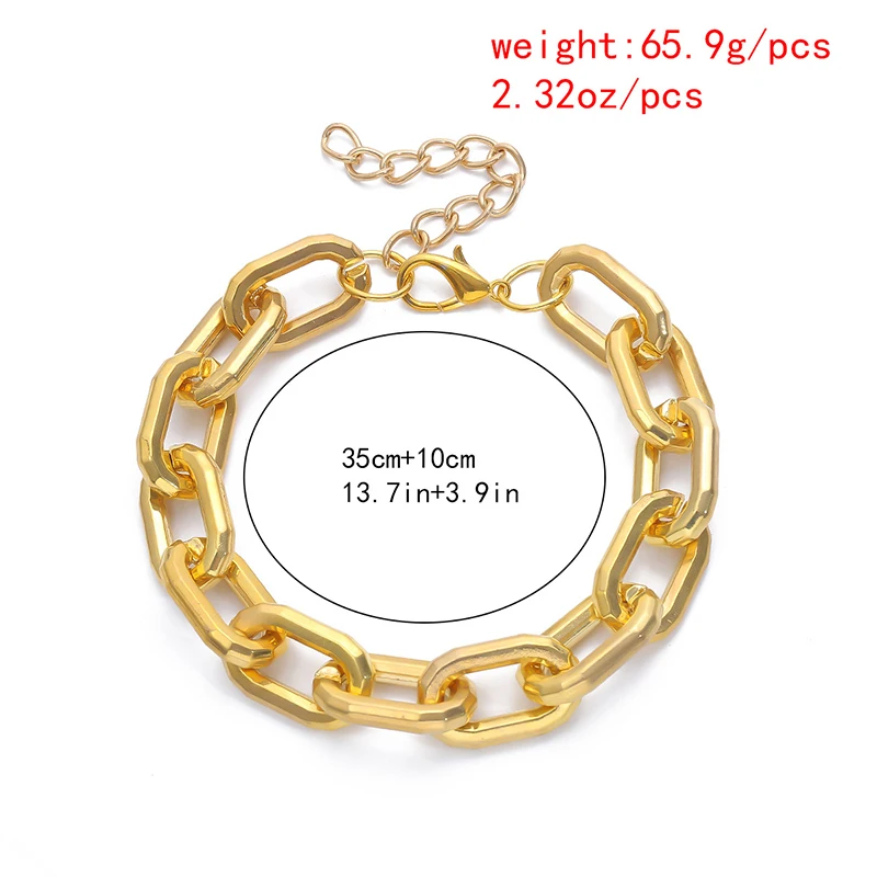 

Women Retro Chunky Choker Punk Necklace Vintage Twisted Thick Chain Necklace Women Fashion Simple Lock Choker Gothic Jewelry