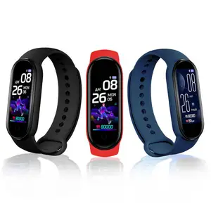 M5 Smart Bracelet Pedometer Blood Pressure Heart Rate Health Monitoring
Mobile Phone Monitoring Sports Bracelet Wearable Devices