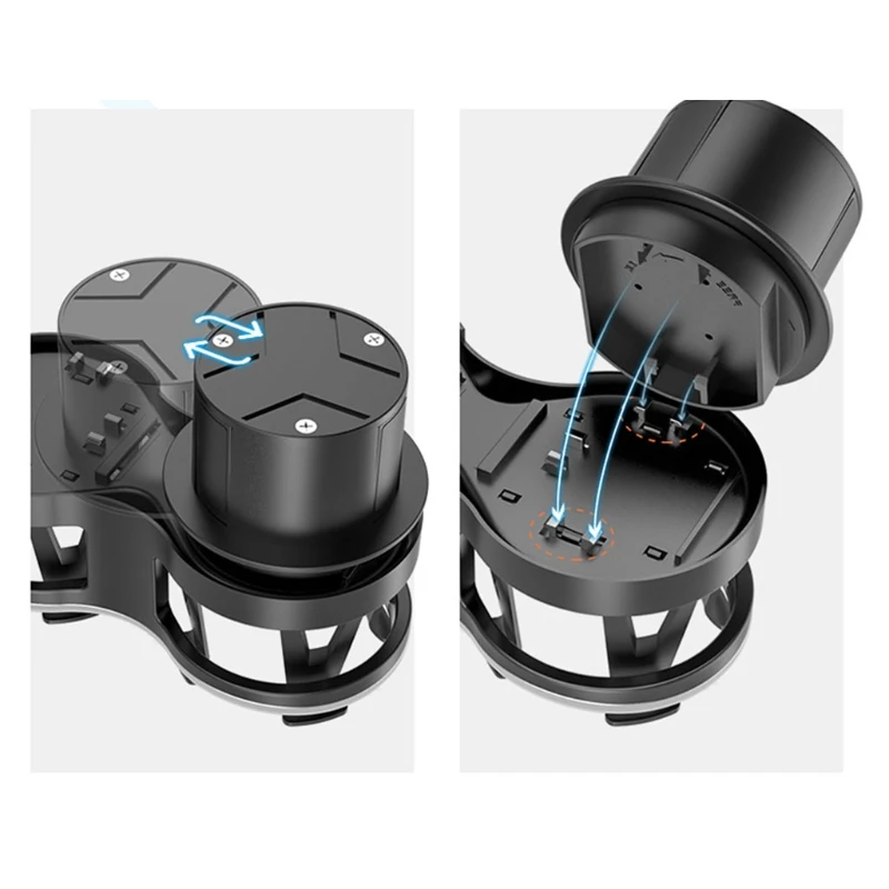 

Multi-functional Car Cup Holder Auto Modified Fixed Tray Rack Drink Bottle Can Organizer Storage Holder Stand Accessories