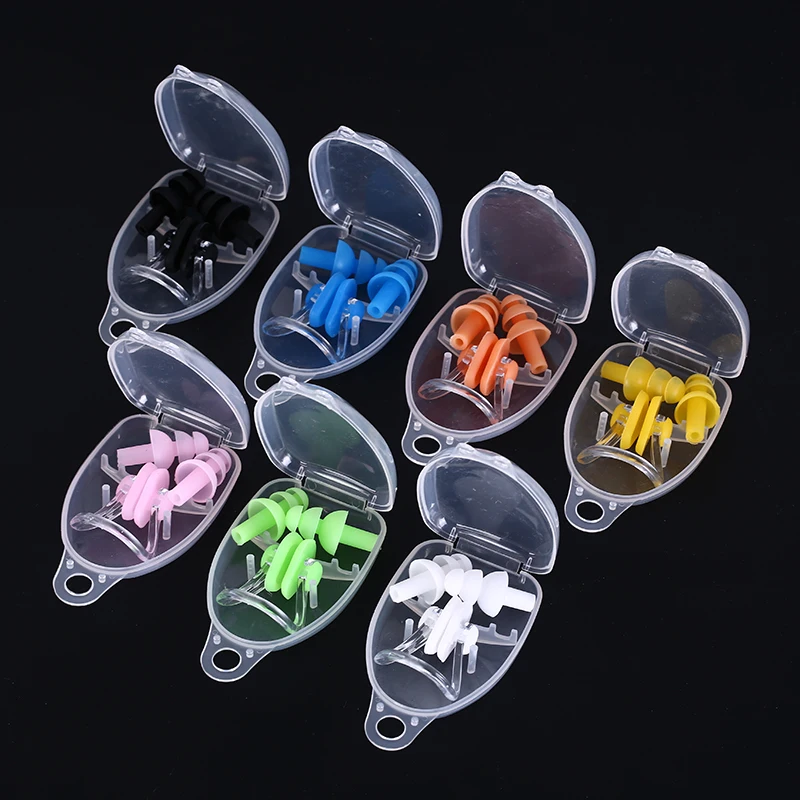 

Soft Silicone Swimming Ear Plugs Comfort Earplugs Noise Reduction Ear Plugs Swimming Silicone Earplugs Protective For Sleep