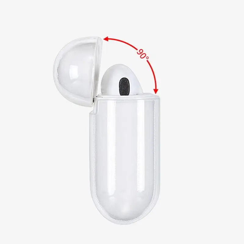 

TPU Case Cover For Airpods 1 2 Waterproof Dirt-resistant Protector Case Transparent Anti-knock Protective Bag Q8R2