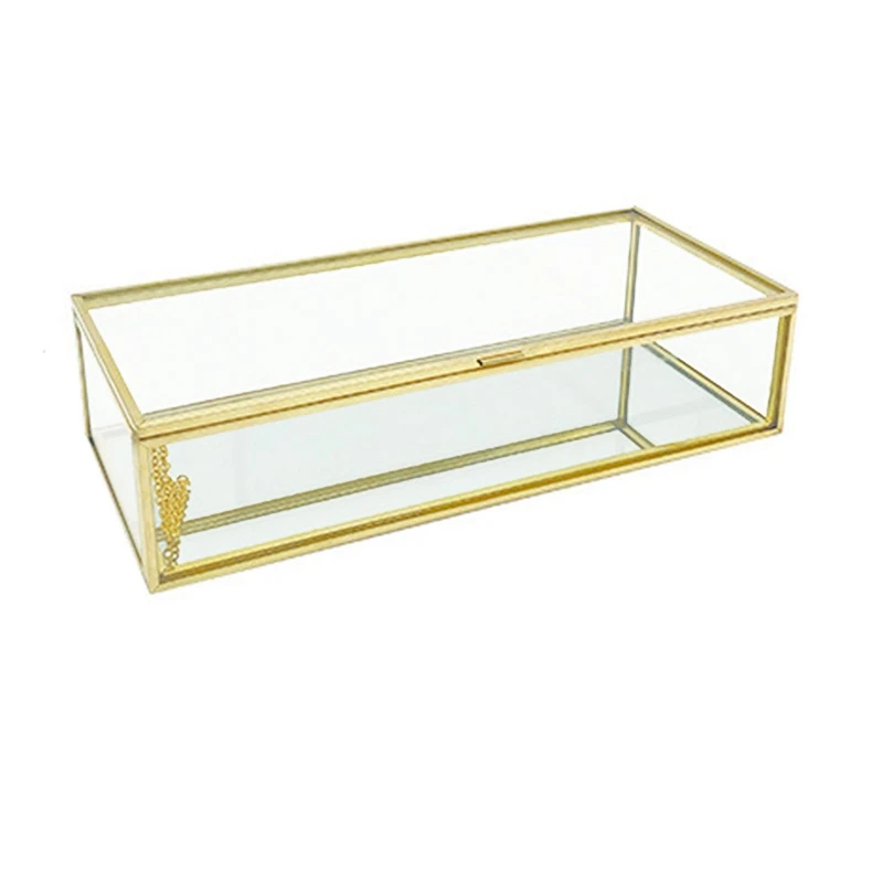 

Геометрический Стекло Стиль коробка ювелирных изделий Настольный контейнер для презентации ювелирных изделий Сувениры дома декоративные ...