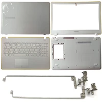 white laptop lcd back coverfront bezelhinges coverpalmrestbottom case for samsung np300e5k np300e5m np3500em np300e5l