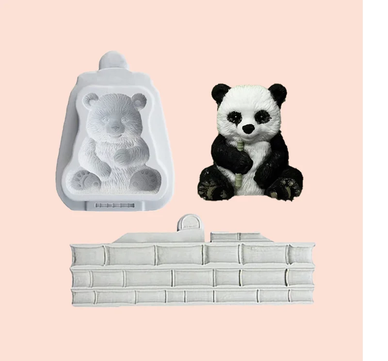 Панда бамбуковая силиконовая форма Аксессуары для выпечки шоколада | Дом и сад