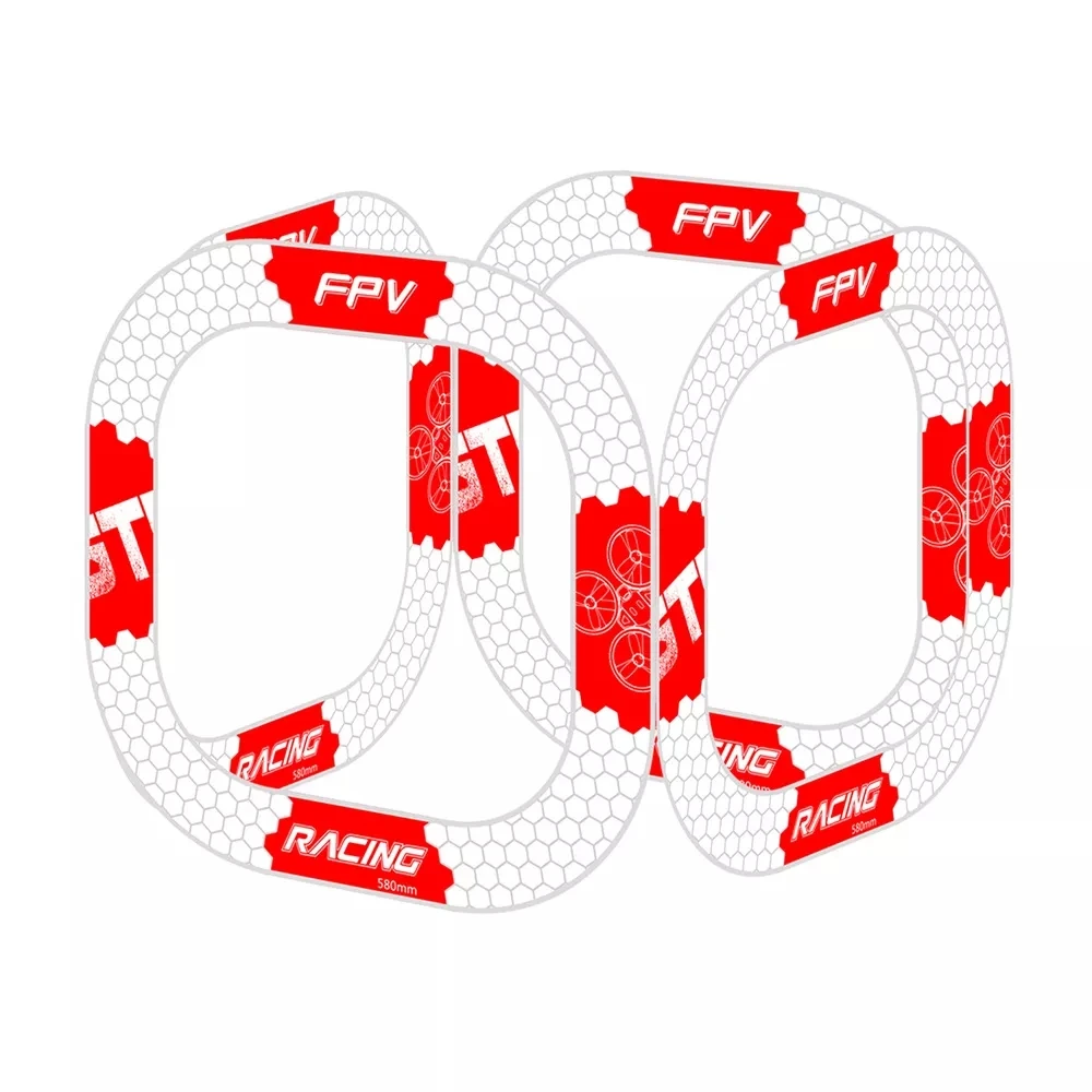 LDARC Радиоуправляемый Дрон и FPV гоночные ворота летающие пересекающие двери 580 мм|Детали аксессуары| |