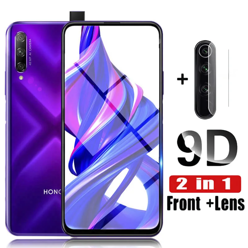 Защитное стекло 9D для Huawei Honor 9X Premium камеры 9x 10X Lite 9 X X9 HLK L21 6 59 дюйма защитная