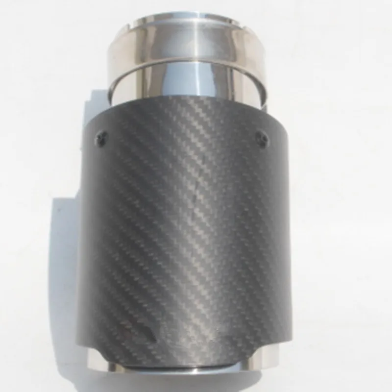 1 шт. Входная (63 мм) Выходная Труба (89 углеродная труба выхлопной трубы/глушитель