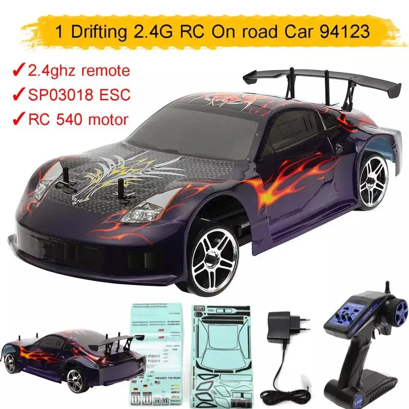 HSP 1/10 летающая рыба 1 дрейфующий 2,4G RC на дорожный автомобиль 94123
